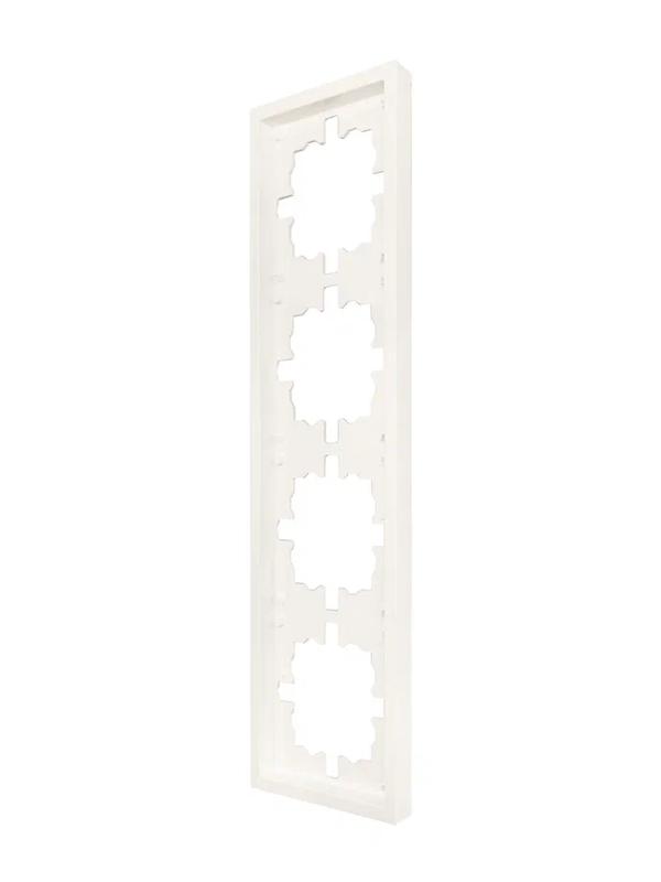 Рамка 4-мест. горизонт. ZIMA слон. кость LEZARD 704-9000-149