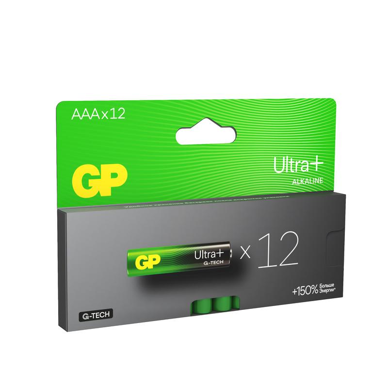 Элемент питания алкалиновый AAA/LR03 1.5В Ultra Plus Alkaline G-Tech (блист.12шт) GP 622