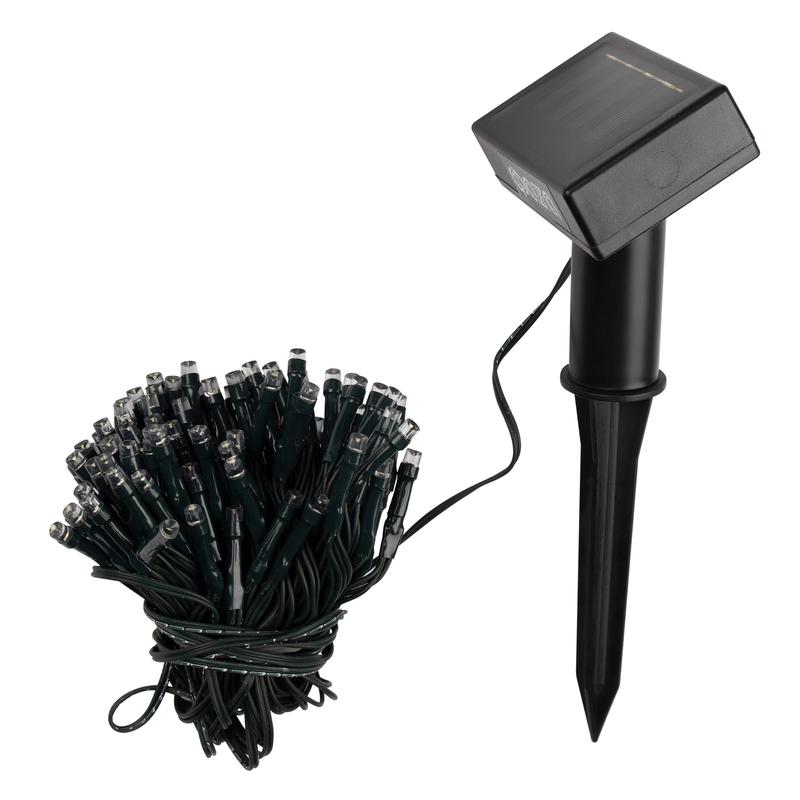 Светильник светодиодный садовый SLR-G01-100W гирлянда 100 бел. LED на солнечн. батарее ФАZА 5027305