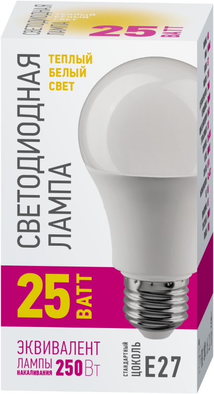 Лампа светодиодная 90 446 OLL-A60-25-230-2.7K-E27-PROMO ОНЛАЙТ 90446