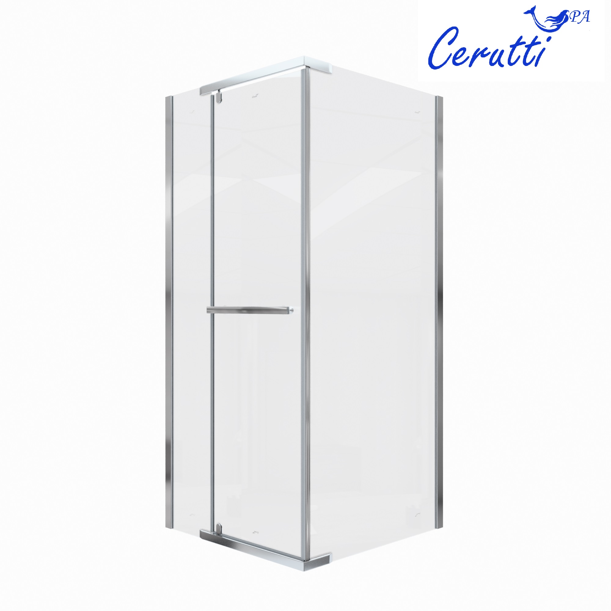 Ограждение MIMI ZQ91T душевое Ceruttispa без поддона (90x90x195)