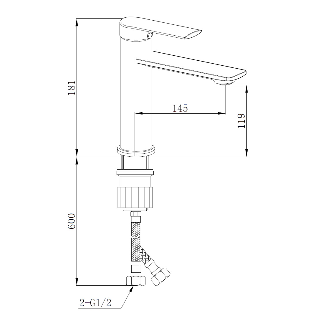 Смеситель MIMI B для раковины, хром BOCH MANN BM10905