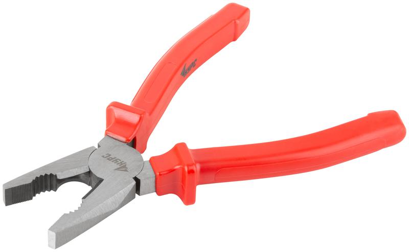 Плоскогубцы комбинированные "Лайт" 200мм пластик. ручки полированная сталь КУРС 47545