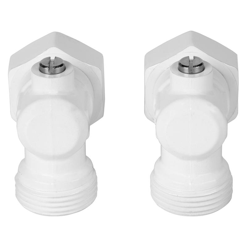 Набор нижнего подключения угловой раздельный 3/4х3/4ЕК бел. Royal Thermo НС-1559436