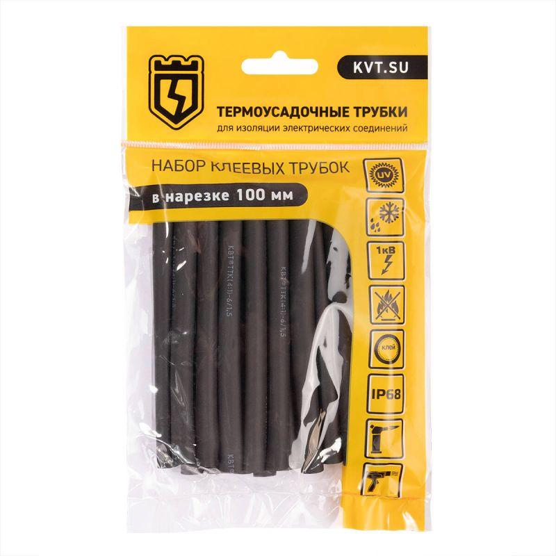 Набор термоусадочных трубок Квадро 6/1.5 КВТ 89781