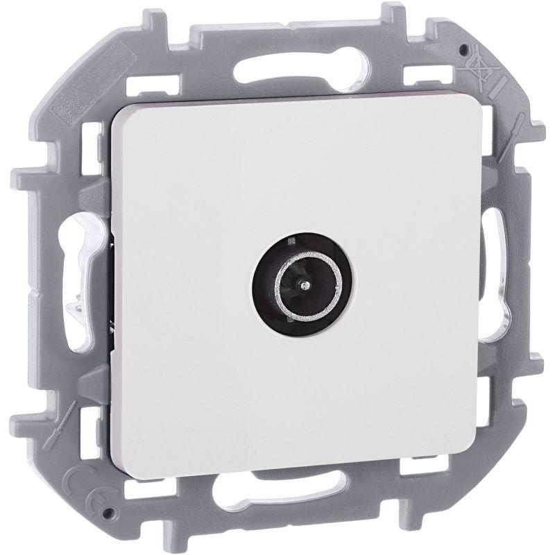 Розетка телевизионная оконечная TV Inspiria 10дБ 5-862мГц механизм бел. IEK 673870