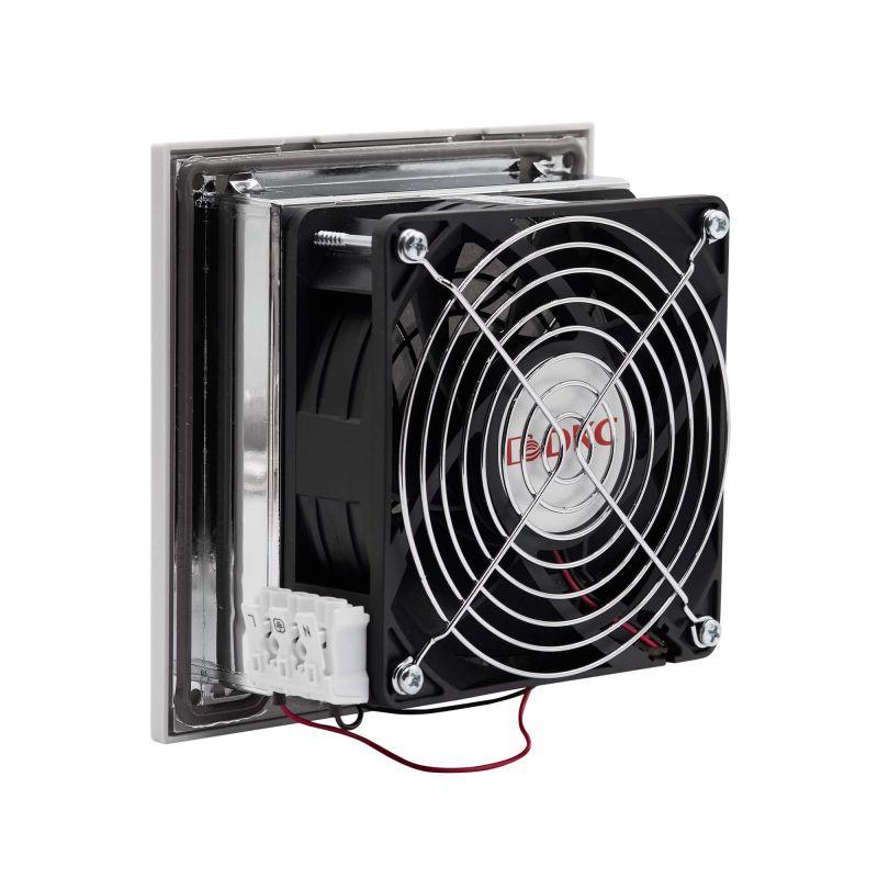 Вентилятор с фильтром ЭМС 120куб.м/ч 12В DC 152х152мм IP54 DKC R5MCV15012