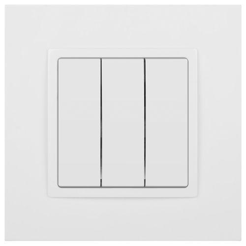 Выключатель 3-кл. СП Elegance 14-1107-01 10А IP20 250В 10AX механизм бел. Эра Б0034249