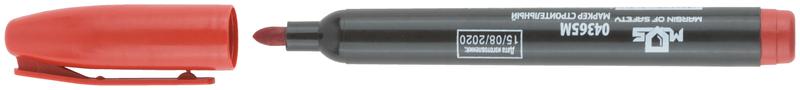 Маркер перманентный строительный красн. MOS 04365М