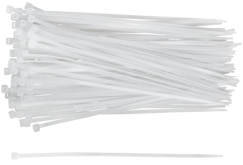 Хомут для проводов 200х3.6мм нейлон. бел. (уп.100шт) FIT 60420