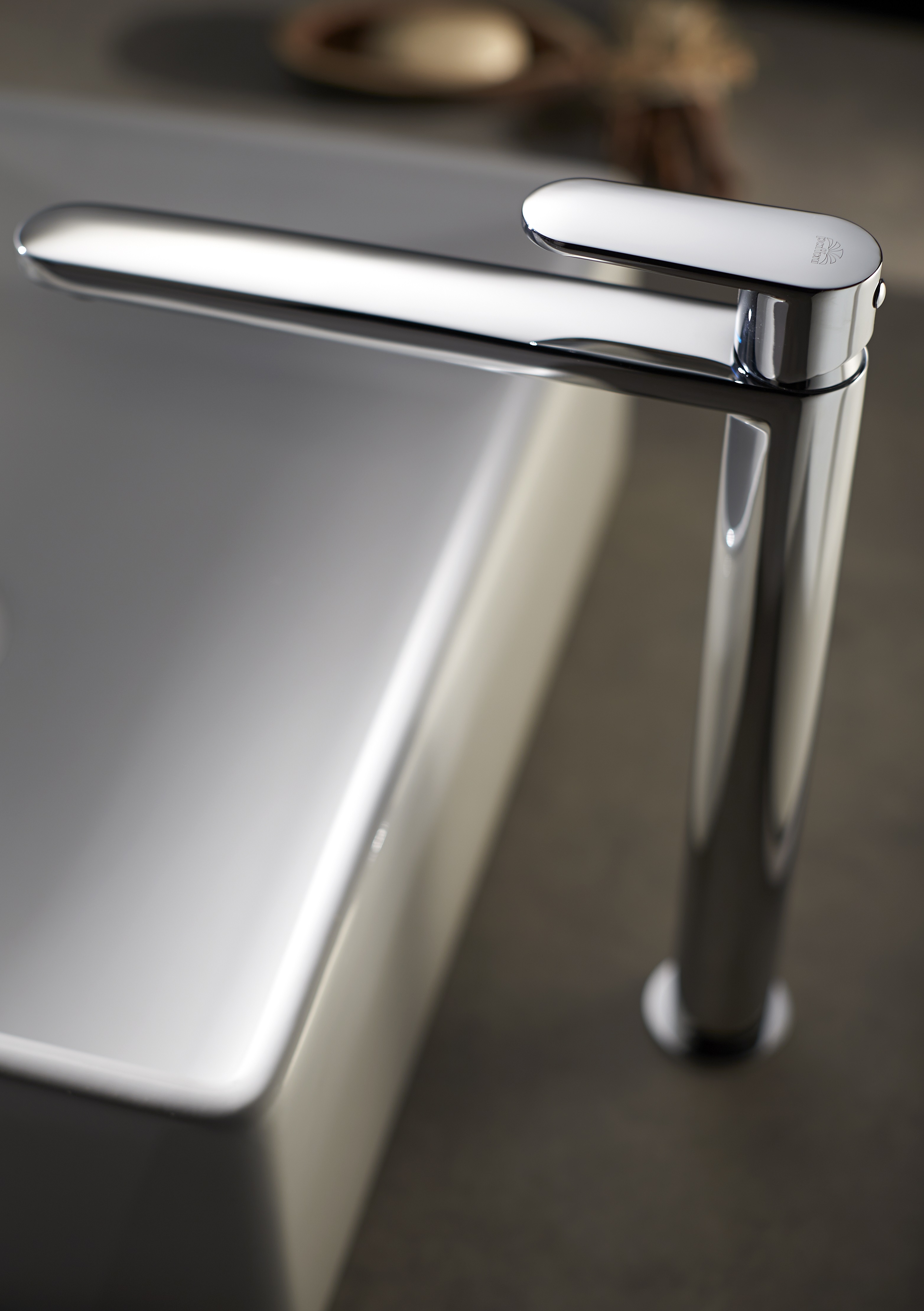 Смеситель для раковины высокий . Хром Paffoni CANDY CA081CR высокий Хром