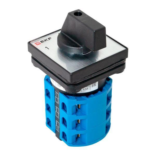 Переключатель кулачковый ПК-1-43 3п 25А "1-0-2" IP65 EKF pk-1-43-25-65