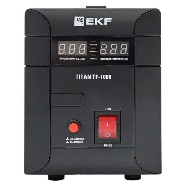Стабилизатор напряжения электронный напольного исполнения TITAN -TF-1000 EKF stab-TF-1000