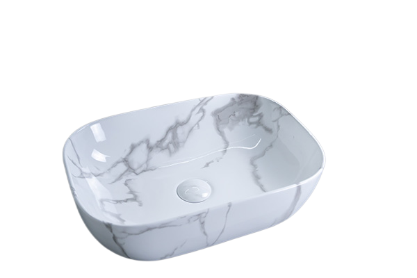 Раковина Gid Mnc333C 54469 накладная под камень глянцевая 46x32.5x13.5