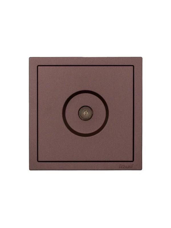 Розетка ТВ проходная СП ZIMA IP20 шоколад LEZARD 704-7388-129