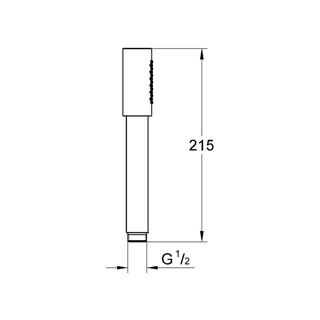 Душевая лейка Grohe Sena Stick 28034000