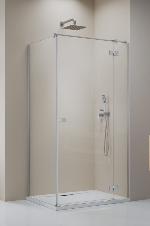 Душевой уголок Essenza Brushed Nickel KDJ Door 90 Left