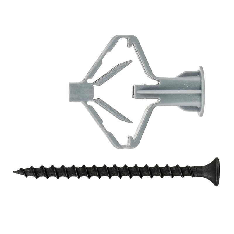 Дюбель для гипсокартона "бабочка" 10х50 с сам. 4х60 (уп.4шт) Tech-Krep/Zitar 126703