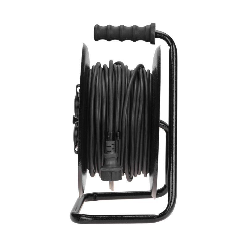 Удлинитель на метал. катушке 4х50 с заземл. IP44 КГ 3х1.5 c защ. крышкой Rexant 13-5013