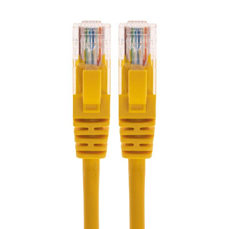 Патч-корд U/UTP CAT 5e RJ45-RJ45 26AWG LSZH желт. 1.5м Rexant 02-0105-105