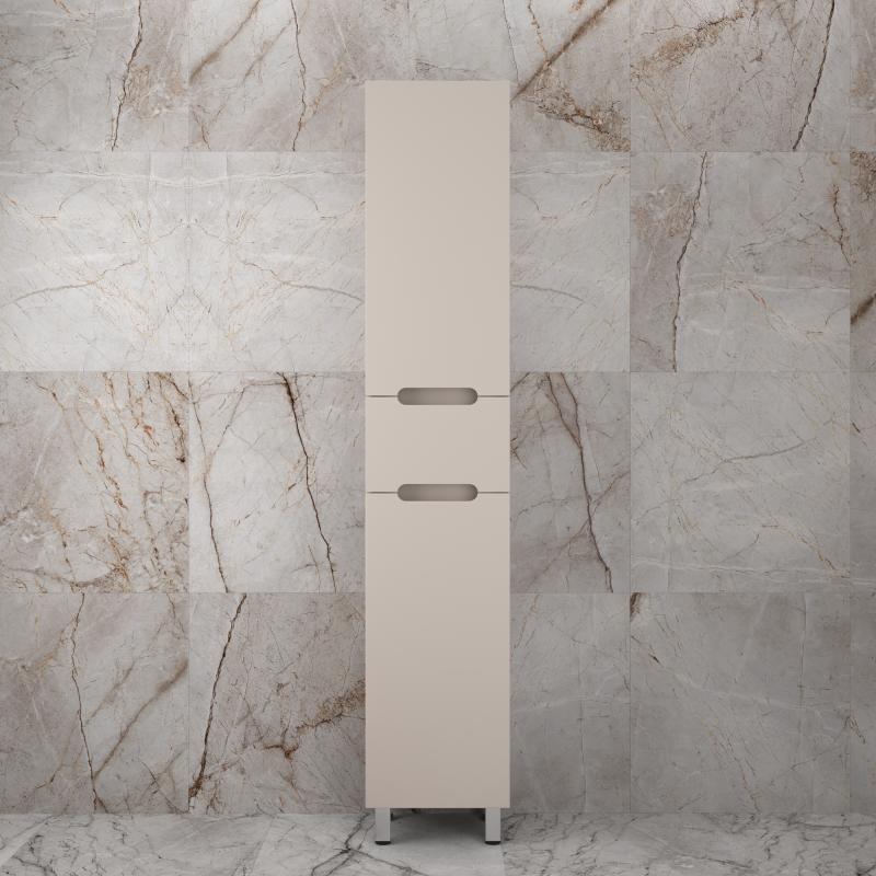 Колонна напольная "Матис" 36 см 1 ящик, КРЕМ, PLUS, ЭМАЛЬ