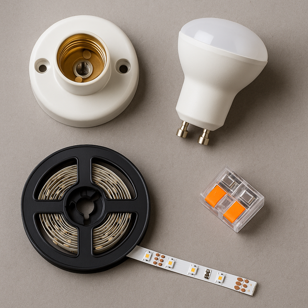  Аксессуары для светильников и лент