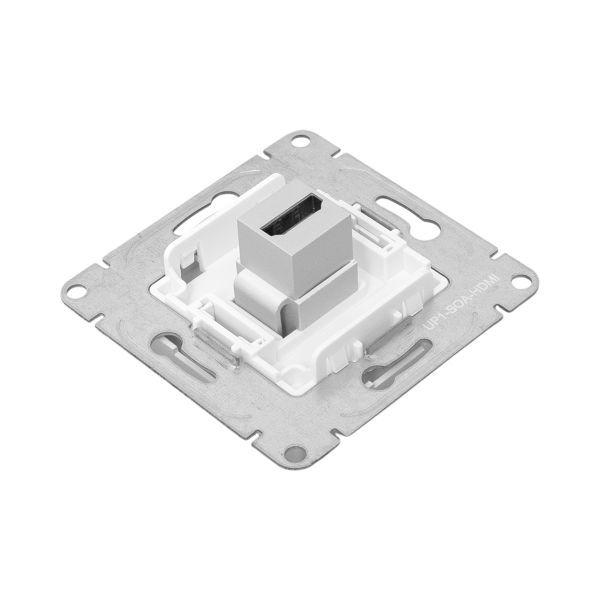 Розетка СП Эпика HDMI механизм алюм. EKF UP1-SOA-HDMI