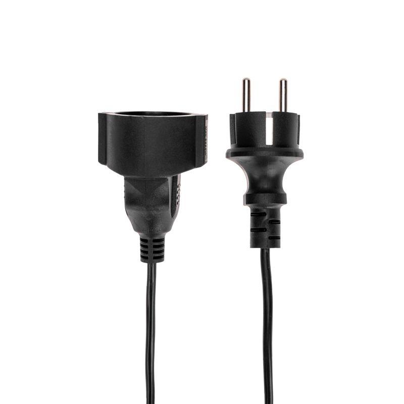 Удлинитель-шнур на рамке 1х30м с заземл. 6А 1.3кВт IP20 ПВС 3х0.75 черн. PROconnect 13-4915