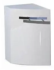 Шкаф Римини М (полукруглый) левый белый (173642)