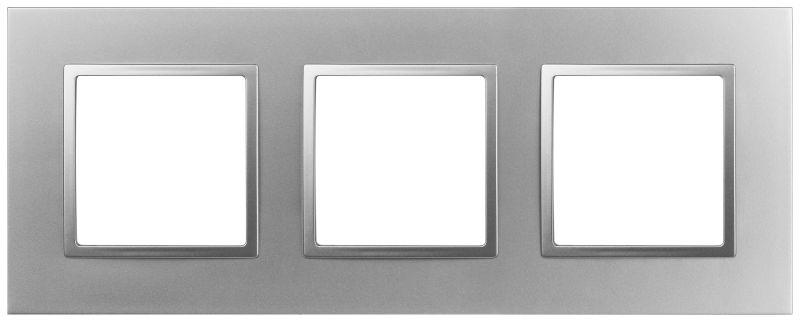 Рамка 3-м Elegance 14-5013-03 Classic алюм. Эра Б0060583