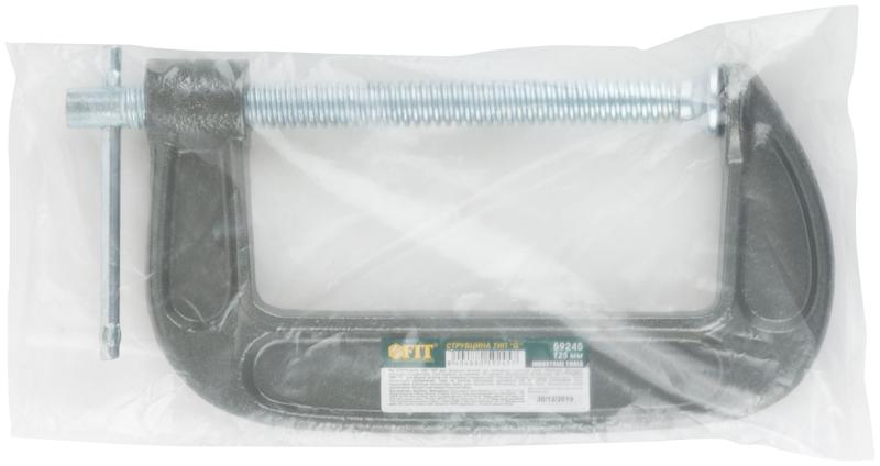 Струбцина тип "G" усиленная 125мм 5дюйм FIT 59245