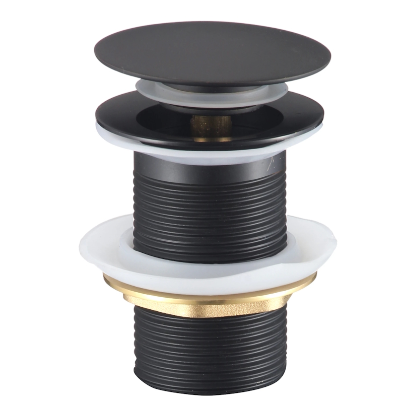 Донный клапан без перелива Savol S-XS002H, черный