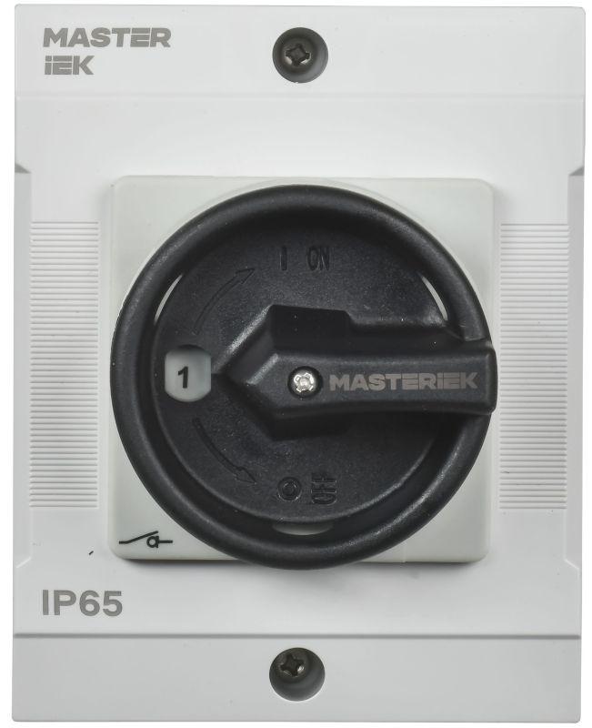 Переключатель кулачковый 16А (сх. 55) в боксе закрытая рукоятка IEK MI-CS21-016-055