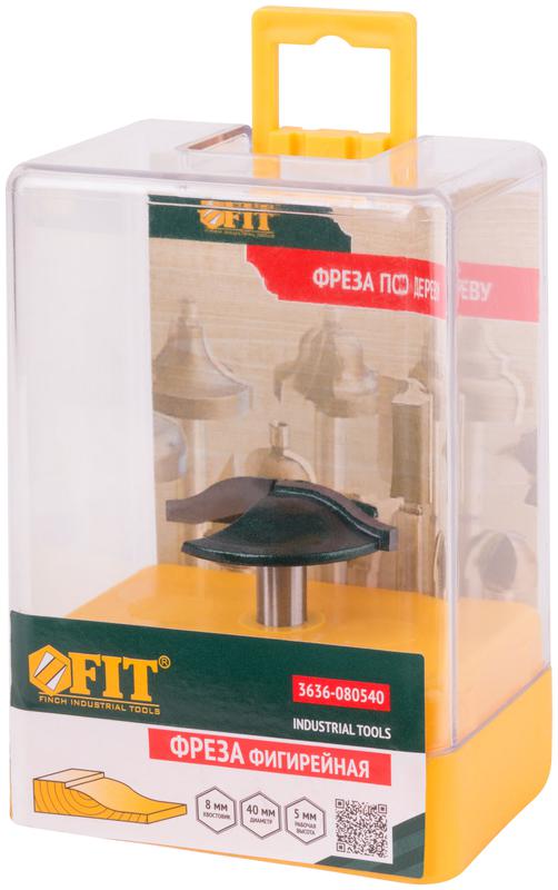 Фреза фигирейная горизонтальная DхHхL=40х5х44мм FIT 3636-080540