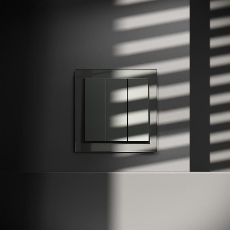 Выключатель 3-кл. СП S70 10А механизм титан Voltum VLS030106