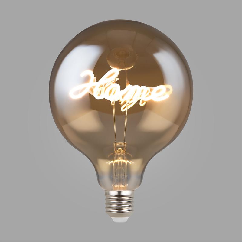 Лампа светодиодная филаментная Loft 271 G125 4Вт 2700К E27 Voltega 8524