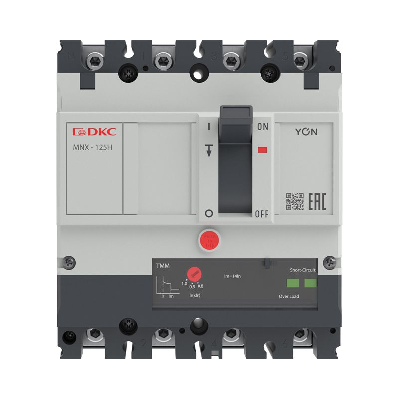 Выключатель автоматический 3N 25А 150кА pro MNX125H при AC415V расцепитель TMM YON MNX125H3NTMM0025