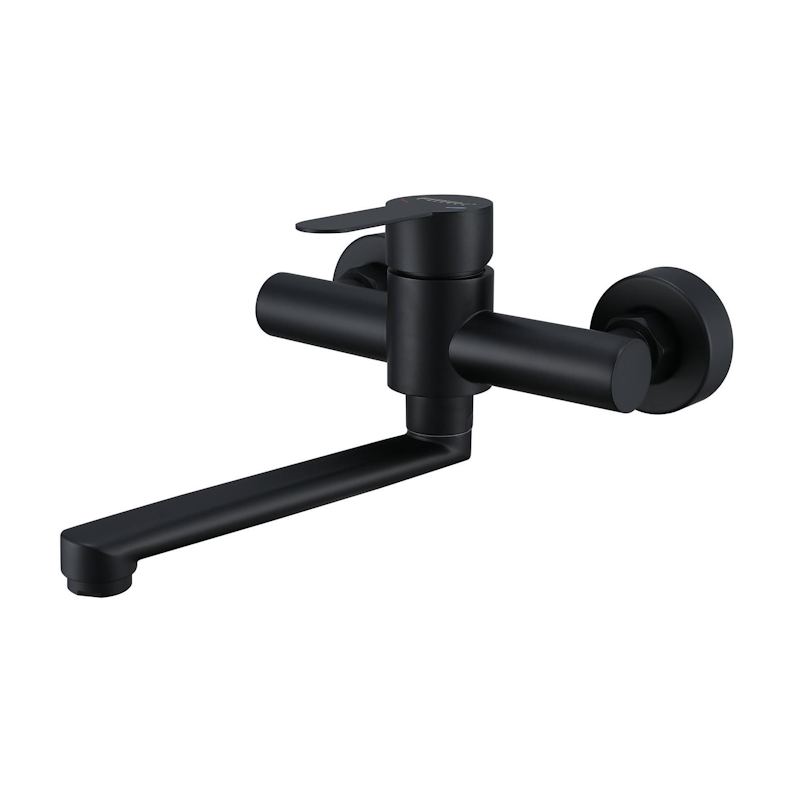 Смеситель для кухни/для умывальника настенный Fmark FS8207H, черный