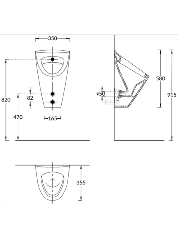 Писсуар Kerama Marazzi PRO PROC.ur.02