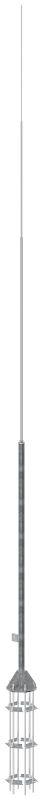 Мачта молниеприемная отдельностоящая L6м оцинк. сталь IEK ZML80-11-060