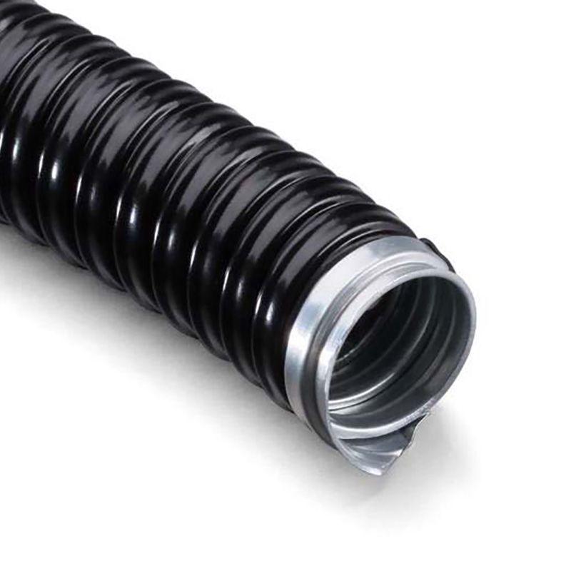 Металлорукав в ПВХ изоляции МРПИнг-32 (РЗ-Ц-ПВХнг) черн. (уп.25м) Rexant 28-0032-25