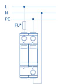 Устройство защиты от импульсных перенапряжений РИФ-Э-I+II+III 255/25 (1+1) Стример 112008