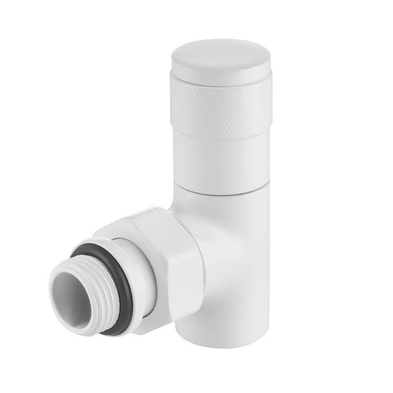 Набор дизайн-вентилей PIANO угловой 1/2дюйм бел. Royal Thermo НС-1422581