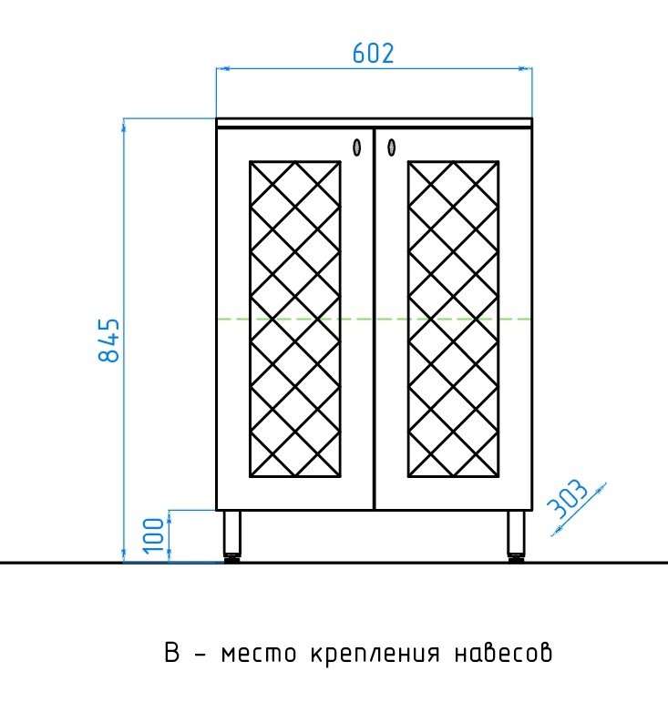 Комод "Канна 600" (без ящ.)