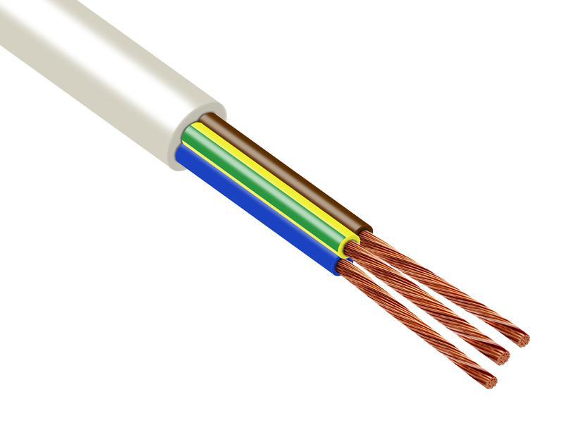 Провод TOKOV ELECTRIC ПВС 3х1.5 (2х1.5+1х1.5) 380В Б (уп.50м) 1945442