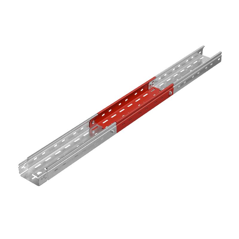 Лоток листовой перфорированный 100х50 L2000 сталь 0.7мм "БЫСТРЫЙ МОНТАЖ ПЛЮС" LPplus50-100-0.7-2000 КМ PL2297
