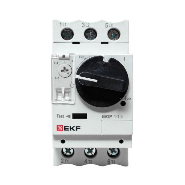 Выключатель автоматический для защиты двигателя GV2P 1-1.6А EKF gv2pm-1.6