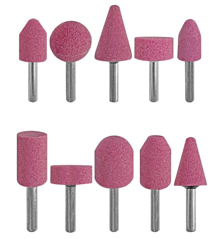 Шарошка абразивная по металлу большая (уп.10шт) FIT 36470