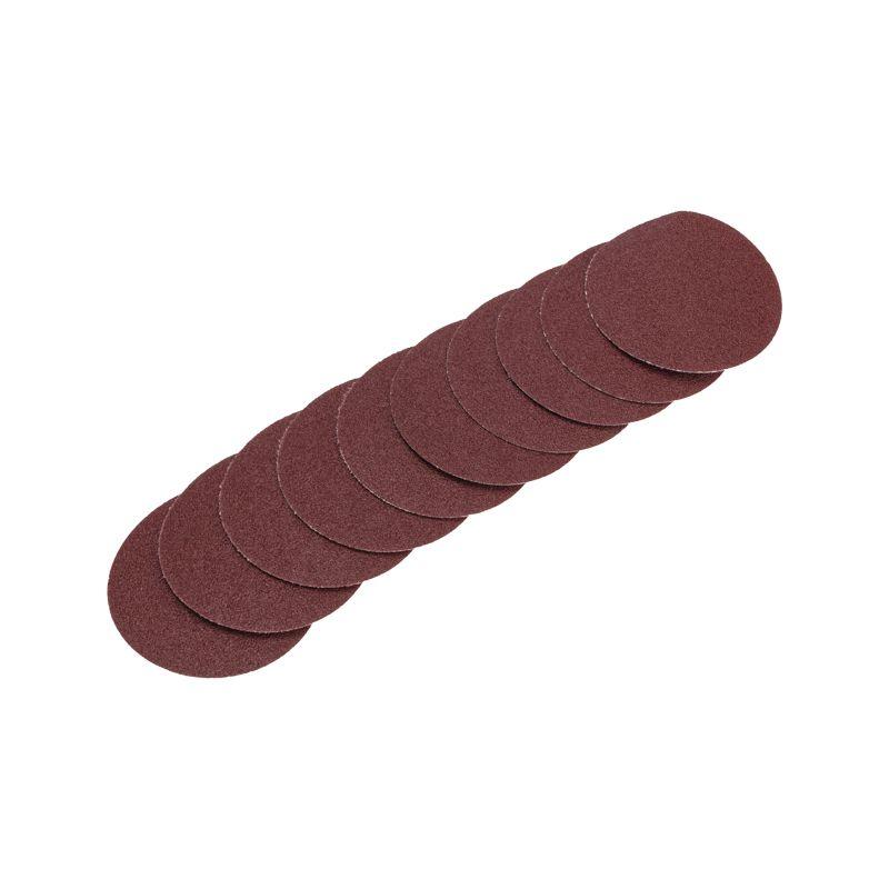 Диск абразивный на ворсовой основе на липучке без отверст. P36 125мм (уп.10шт) Kranz KR-91-1143