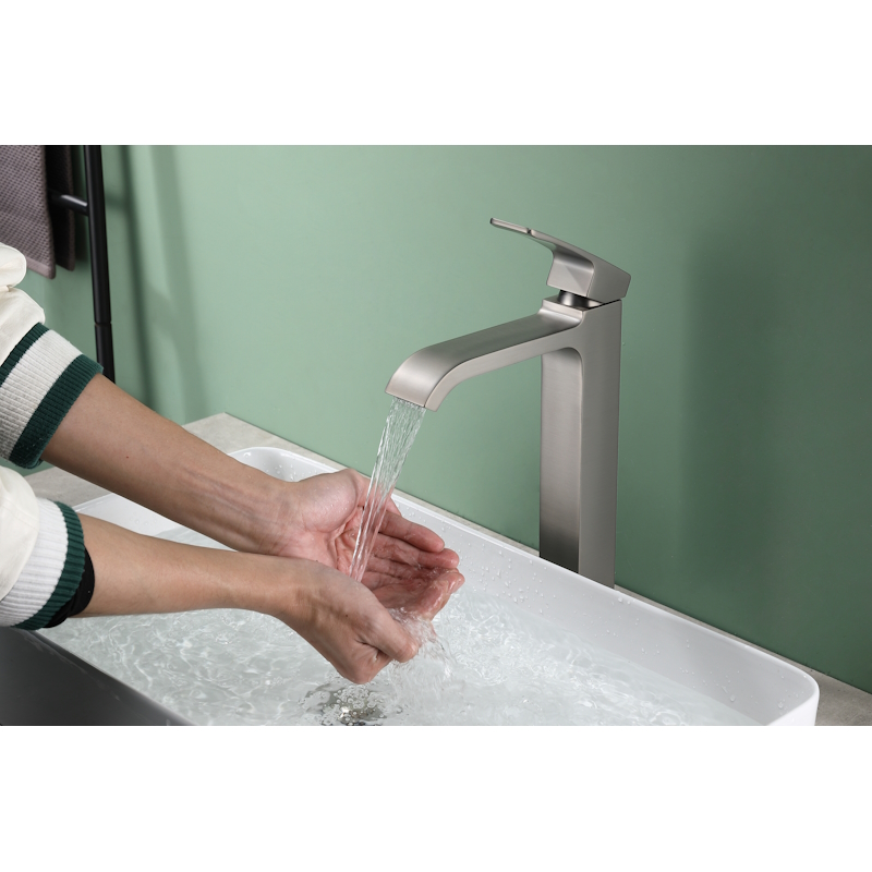 Смеситель для раковины высокий Raglo R02.15.09, графит